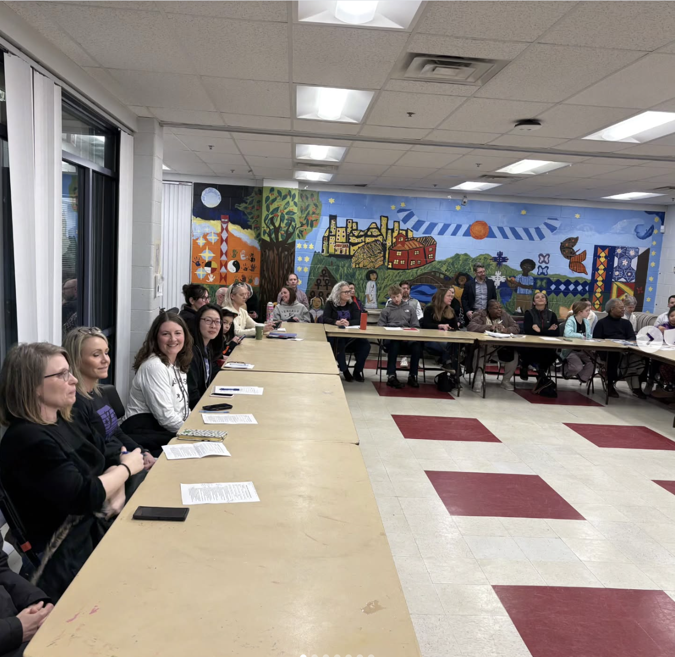 Aerials and Tigers leaders at the table
