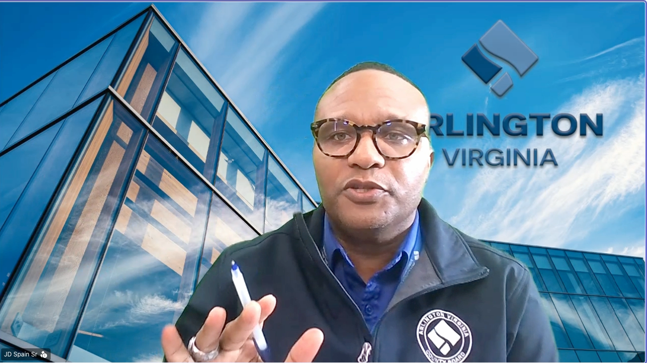 Board Member JD Spain responding