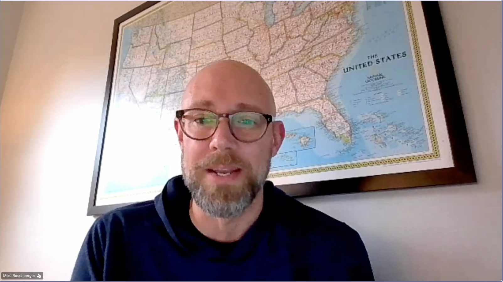 Community member presenting the proposal